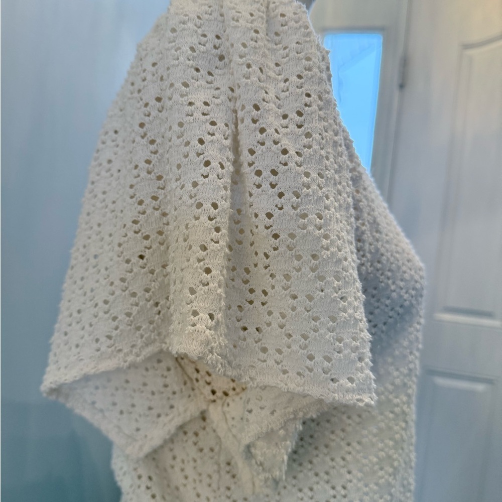 Elegant Cream Textured Women's Top- TeXTURE & THREAD Madewell - Picture 4 of 6